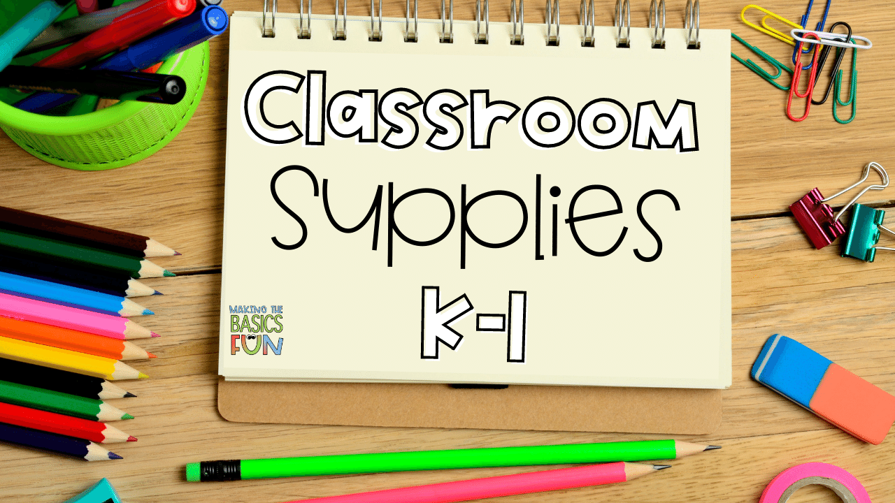 Jr High School Supply Kit - 35+ Pieces