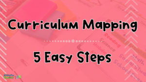 Write A Curriculum Map In 5 Easy Steps | Making The Basics Fun